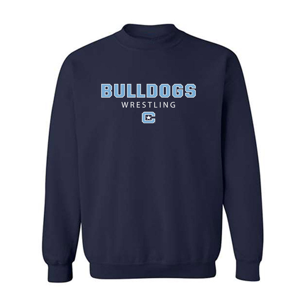 The Citadel - NCAA Wrestling : Lance Peterson - Classic Fashion Shersey Crewneck Sweatshirt-0
