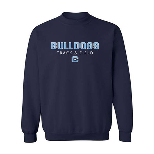 The Citadel - NCAA Men's Track & Field : Dylan Horne - Classic Fashion Shersey Crewneck Sweatshirt-0
