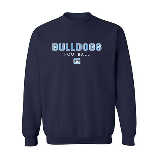 The Citadel - NCAA Football : Evan Kiely - Classic Fashion Shersey Crewneck Sweatshirt-0