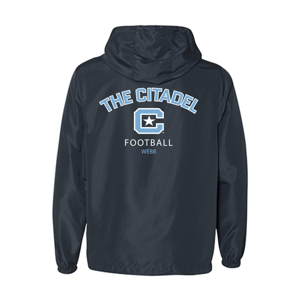 The Citadel - NCAA Football : Abijah Webb - Windbreaker-1