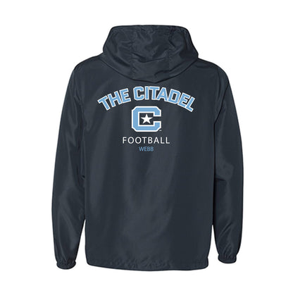 The Citadel - NCAA Football : Abijah Webb - Windbreaker-1