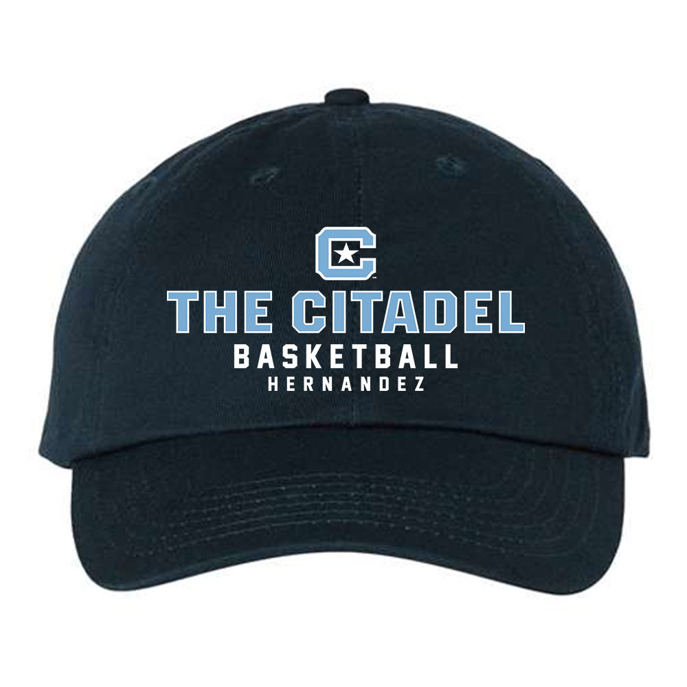 The Citadel - NCAA Men's Basketball : Gabriel Hernandez - Dad Hat-0