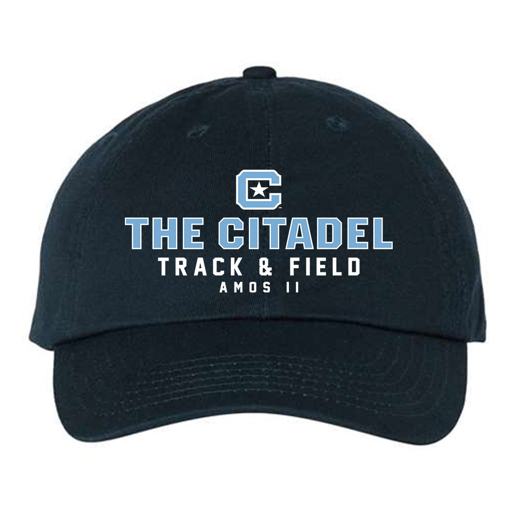 The Citadel - NCAA Men's Track & Field : Joel Amos II - Dad Hat-0