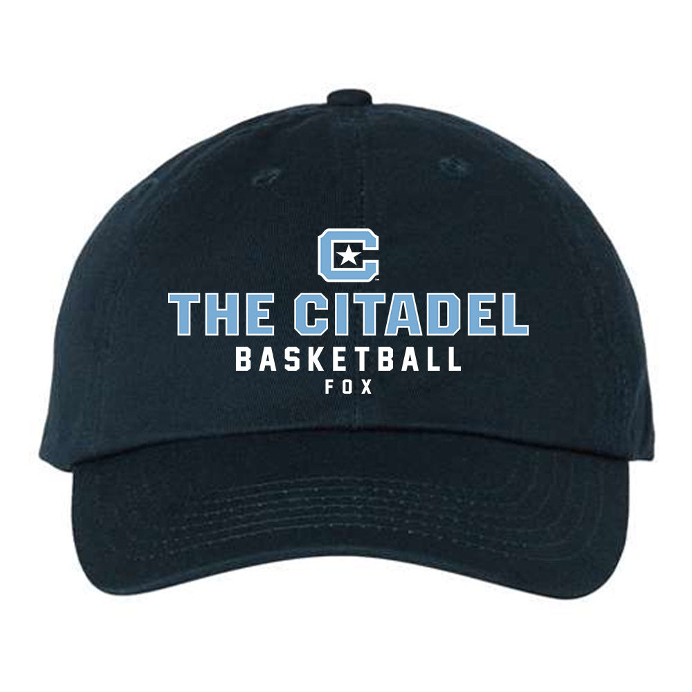 The Citadel - NCAA Men's Basketball : Brody Fox - Dad Hat-0