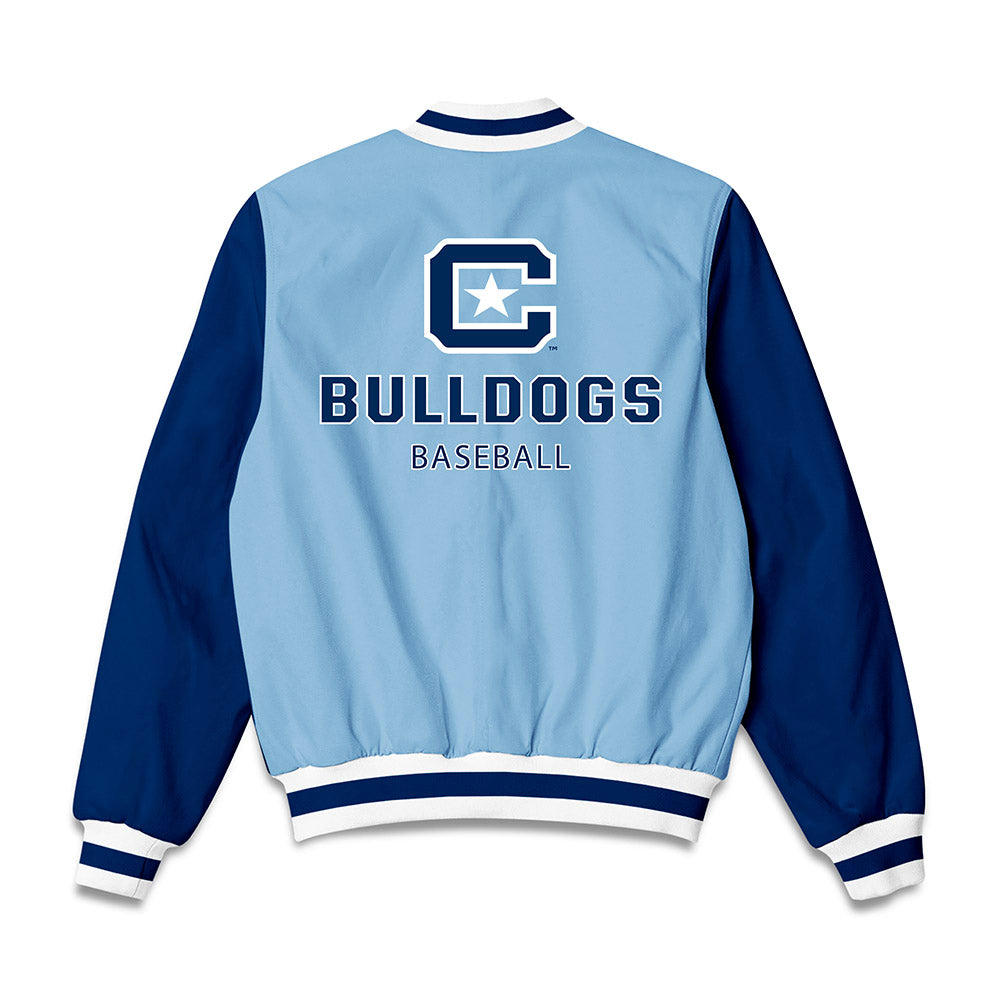 The Citadel - NCAA Baseball : Nathan Landeck - Bomber Jacket-1