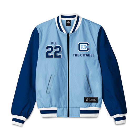 The Citadel - NCAA Women's Volleyball : Emerson Hill - Bomber Jacket-0