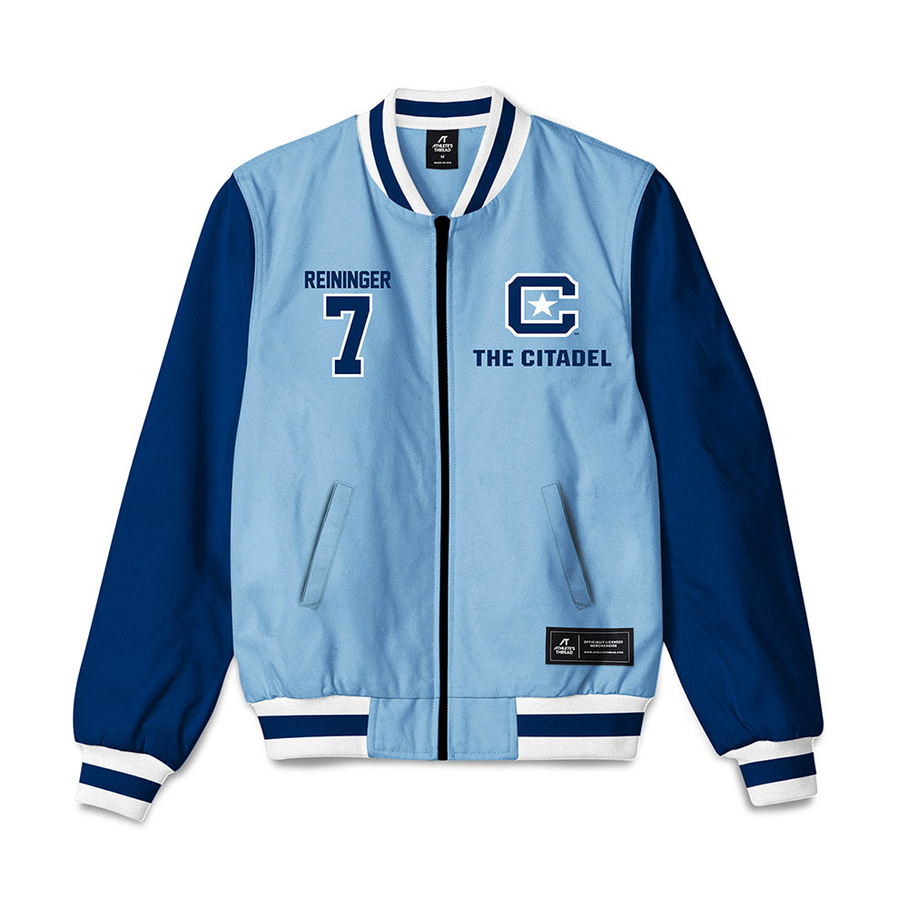 The Citadel - NCAA Women's Volleyball : Rachel Reininger - Bomber Jacket-0