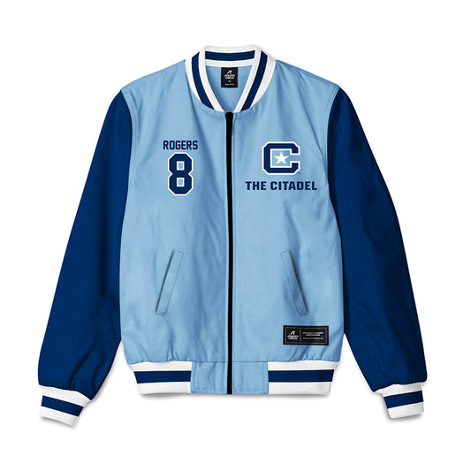 The Citadel - NCAA Football : Savionne Rogers - Bomber Jacket-0