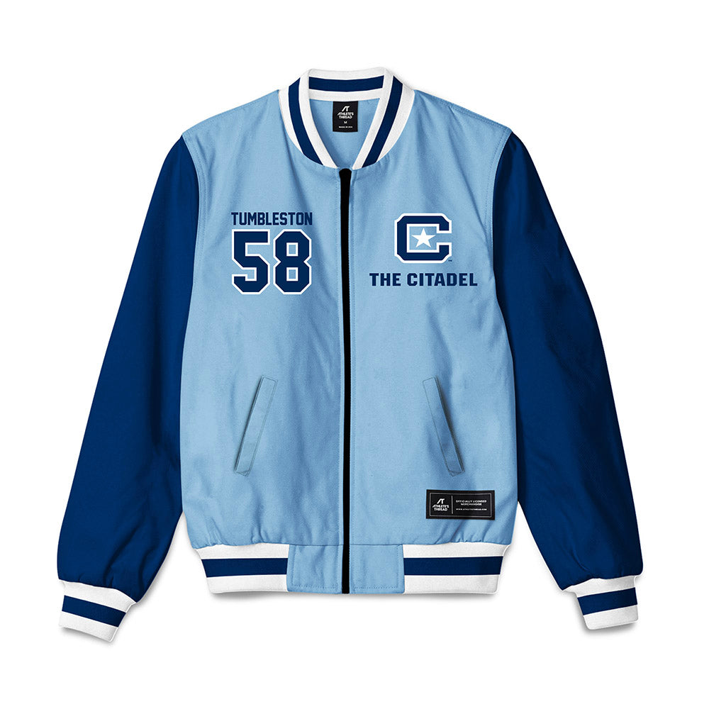 The Citadel - NCAA Football : Andrew Tumbleston - Bomber Jacket-0