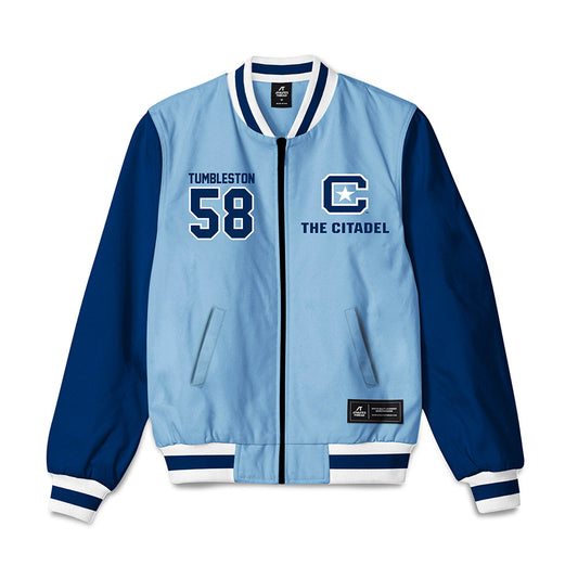 The Citadel - NCAA Football : Andrew Tumbleston - Bomber Jacket-0