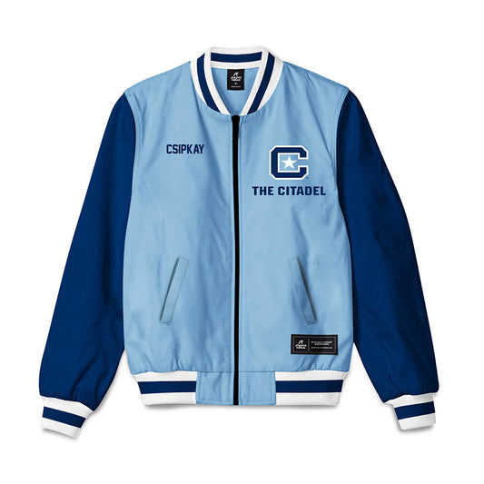 The Citadel - NCAA Men's Tennis : Michael Csipkay - Bomber Jacket-0