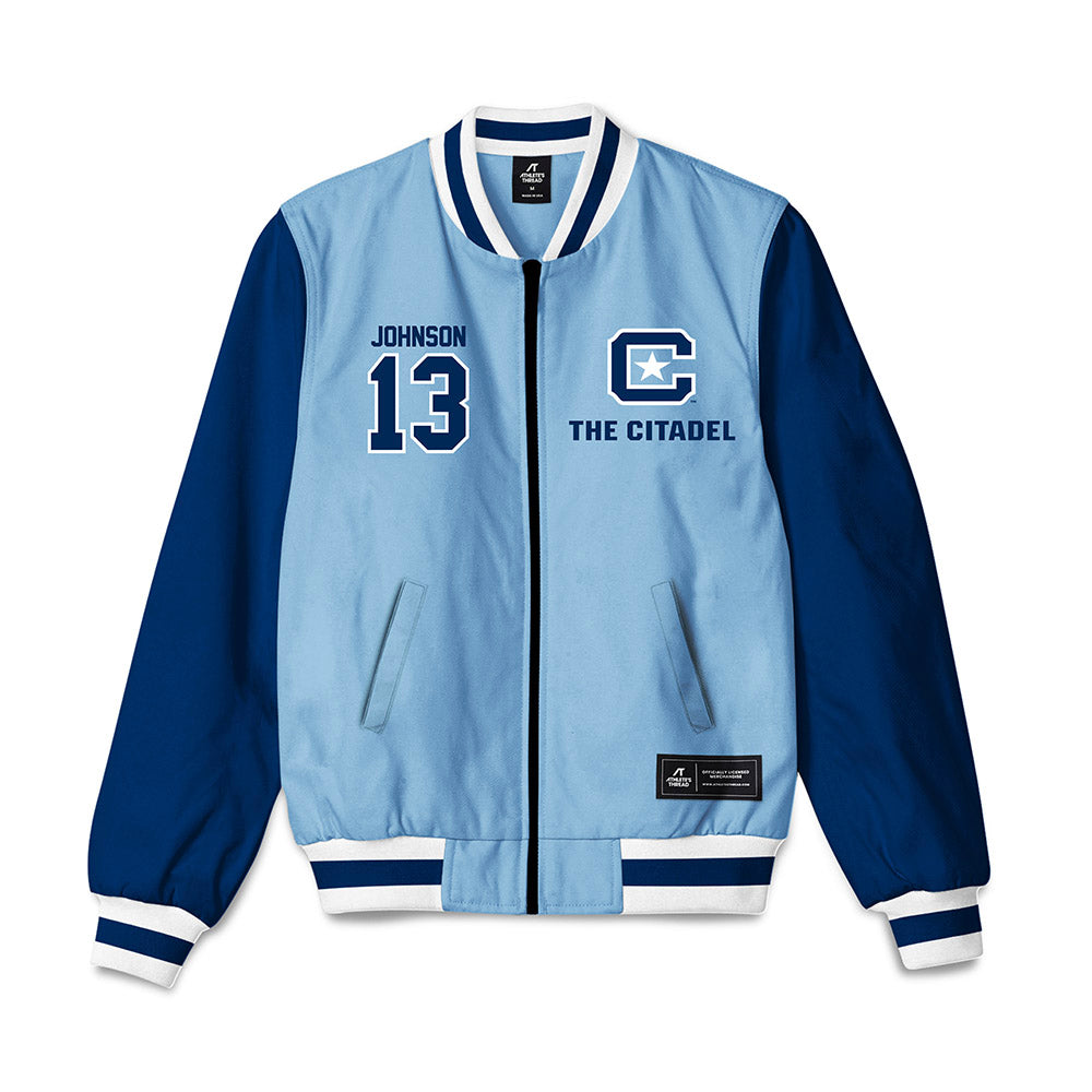The Citadel - NCAA Women's Soccer : Maya Johnson - Bomber Jacket-0