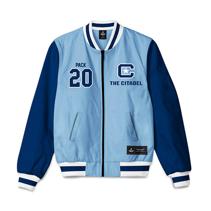 The Citadel - NCAA Women's Soccer : Jasiah Pack - Bomber Jacket-0