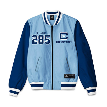 The Citadel - NCAA Wrestling : Lance Peterson - Bomber Jacket-0