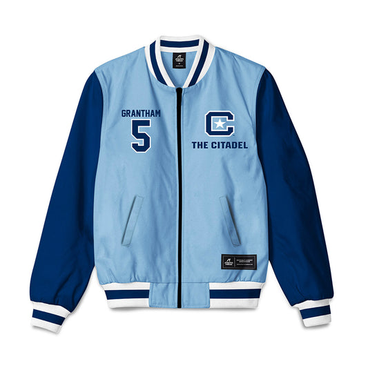 The Citadel - NCAA Women's Soccer : Samantha Grantham - Bomber Jacket-0