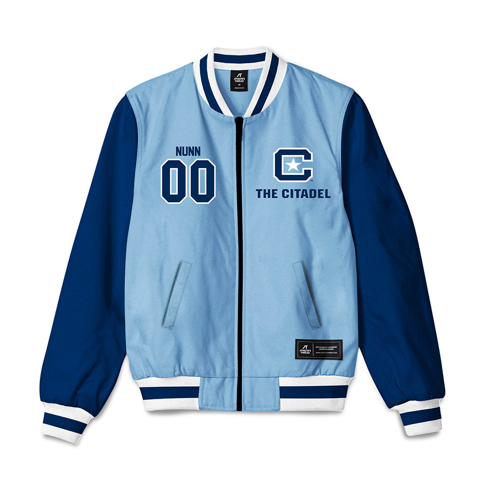 The Citadel - NCAA Football : Christopher Nunn - Bomber Jacket-0