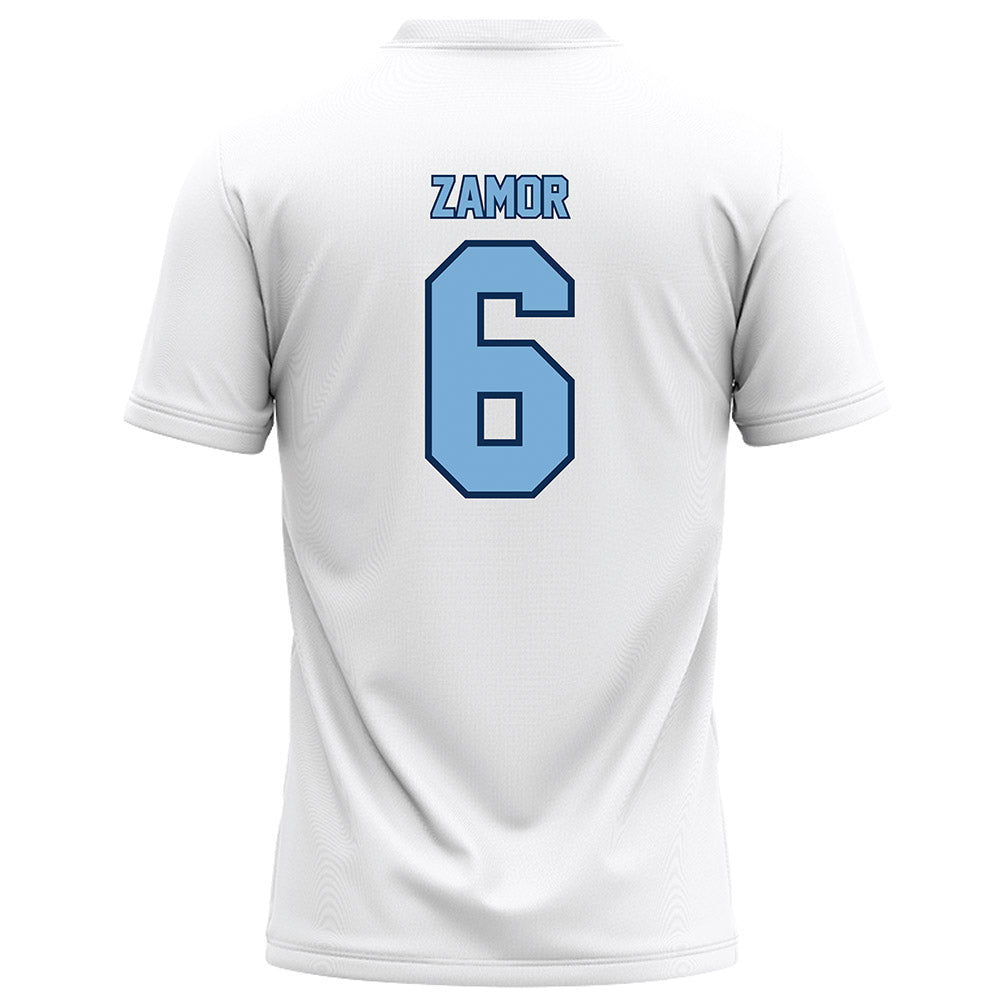 The Citadel - NCAA Football : Ismael Zamor - White Football Jersey-1