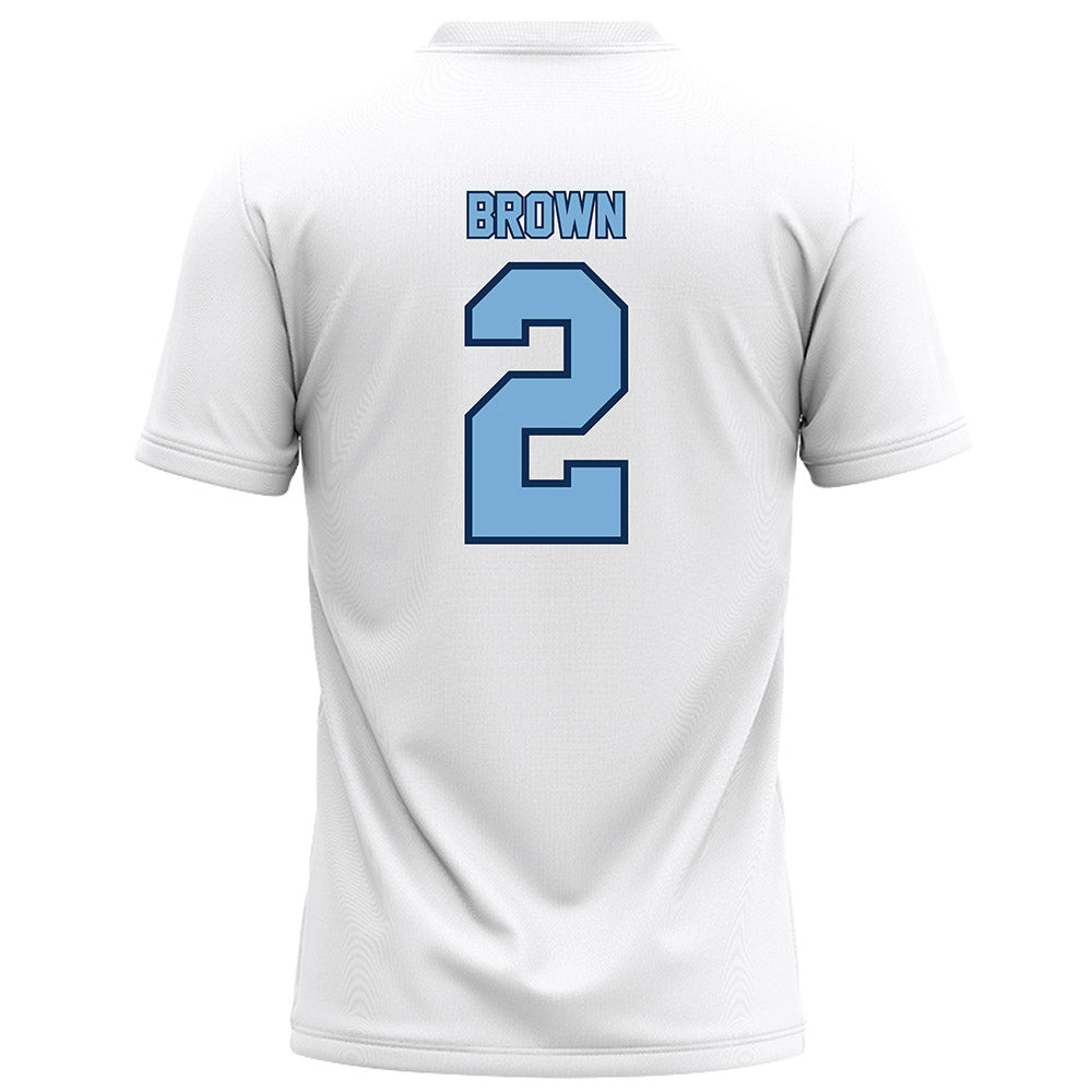 The Citadel - NCAA Football : Zyion Brown - White Football Jersey-1