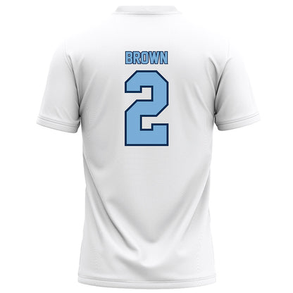 The Citadel - NCAA Football : Zyion Brown - White Football Jersey-1