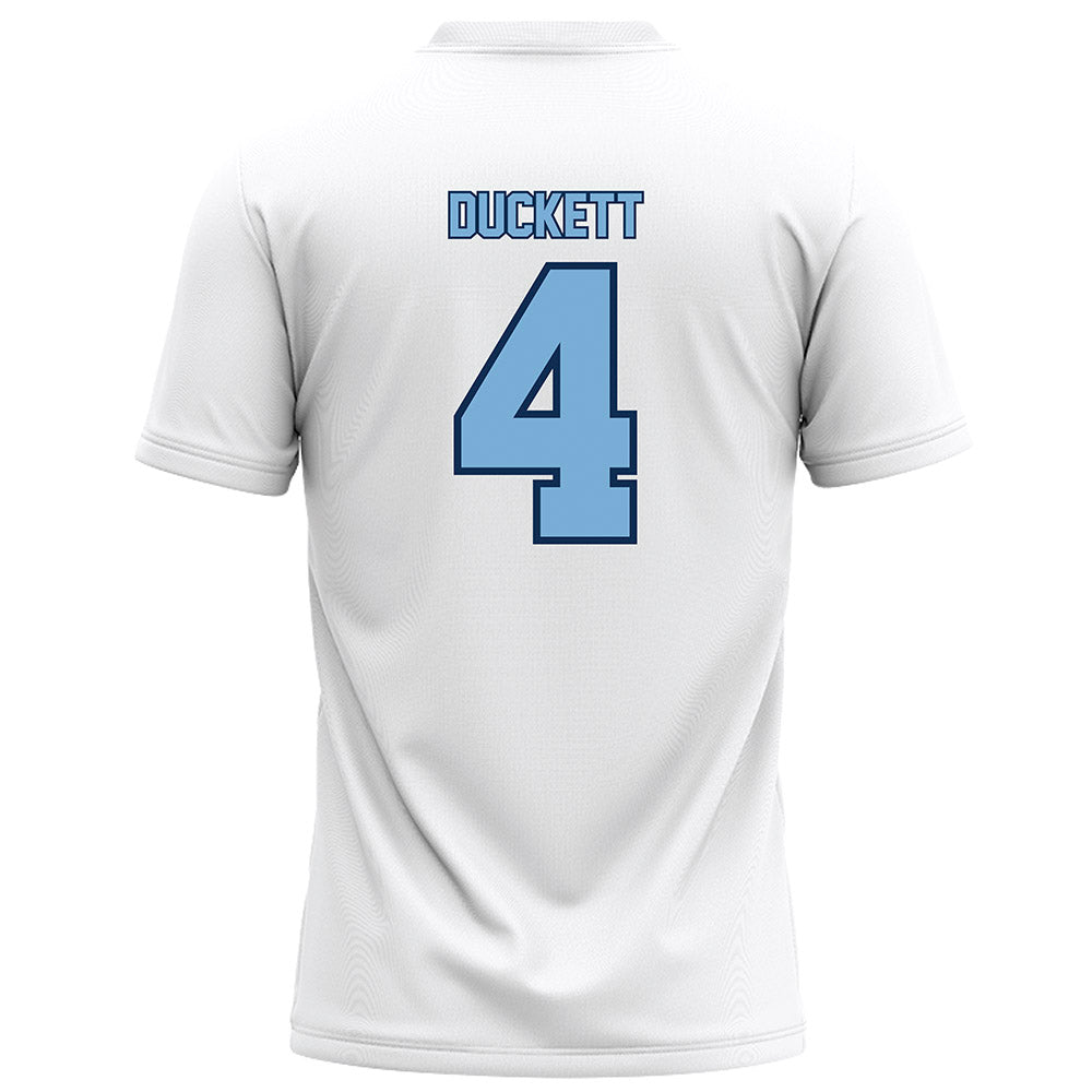 The Citadel - NCAA Football : Jaden Duckett - White Football Jersey-1
