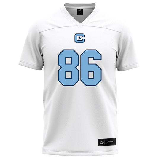 The Citadel - NCAA Football : Noah Lucas - White Football Jersey-0