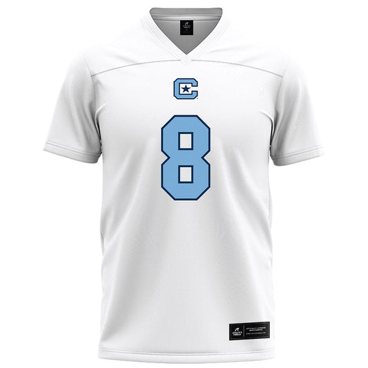 The Citadel - NCAA Football : Savionne Rogers - White Football Jersey-0