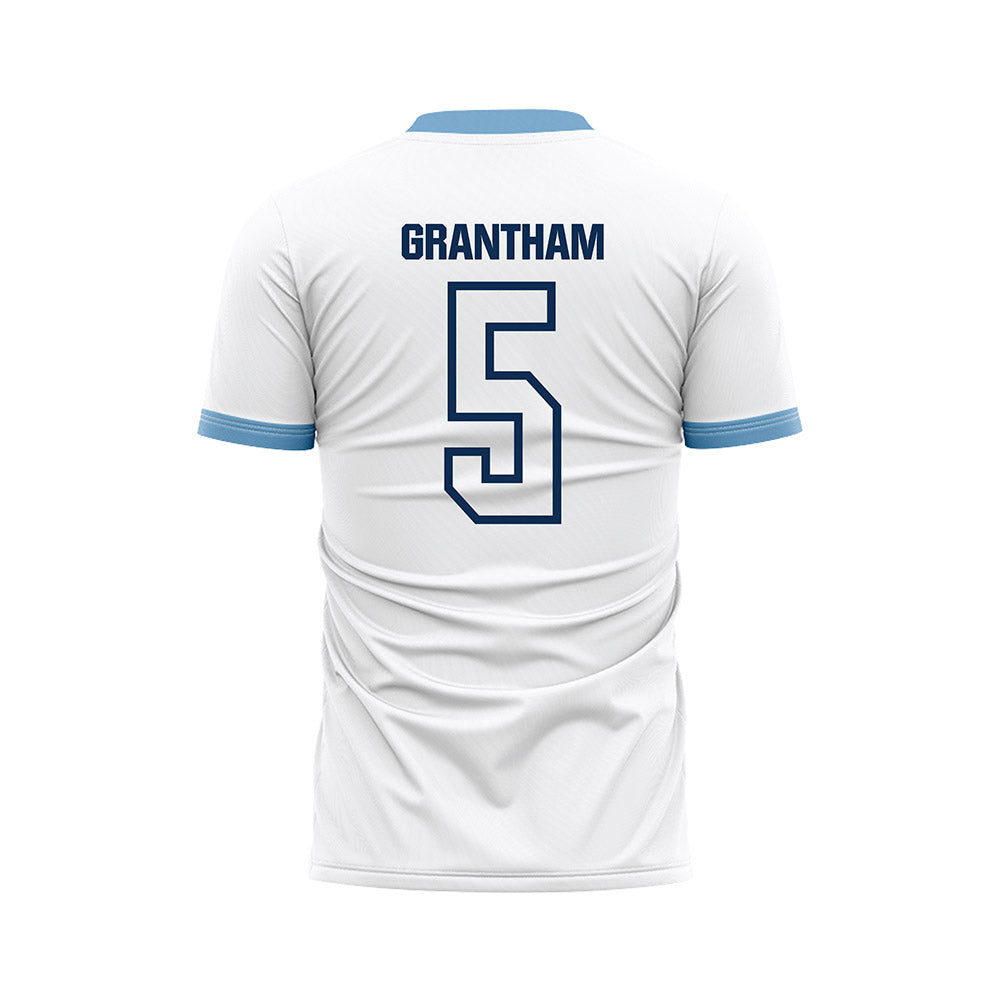 The Citadel - NCAA Women's Soccer : Samantha Grantham - White Soccer Jersey-1