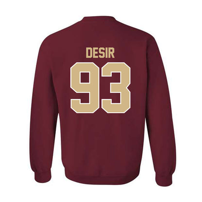 FSU - NCAA Football : Mandrell Desir - Classic Shersey Crewneck Sweatshirt-1