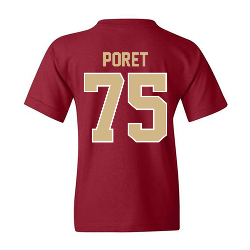 FSU - NCAA Football : Sean Poret - Classic Shersey Youth T-Shirt-1
