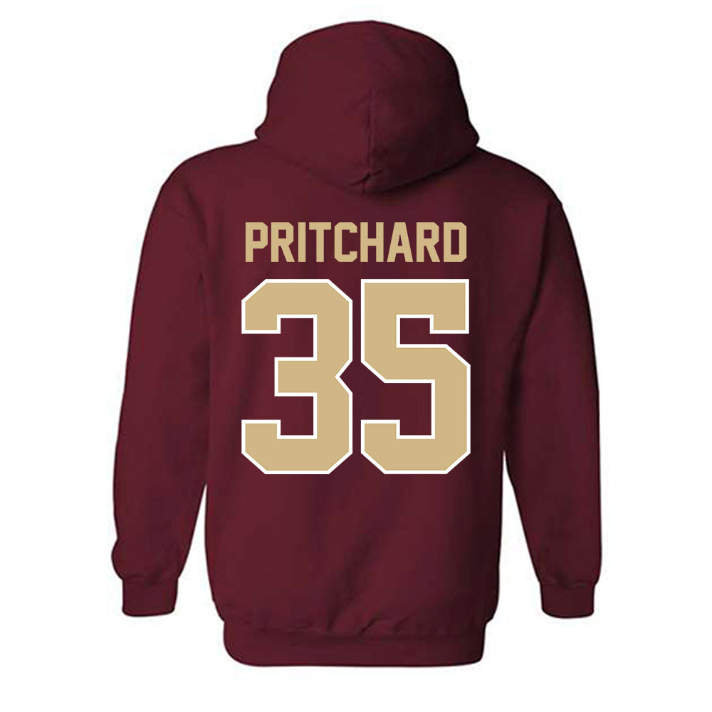 FSU - NCAA Football : Ethan Pritchard - Classic Shersey Hooded Sweatshirt-1