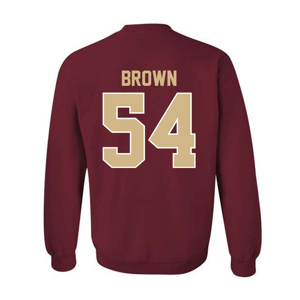 FSU - NCAA Football : Chastan Brown - Classic Shersey Crewneck Sweatshirt-1