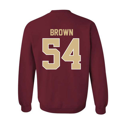 FSU - NCAA Football : Chastan Brown - Classic Shersey Crewneck Sweatshirt-1