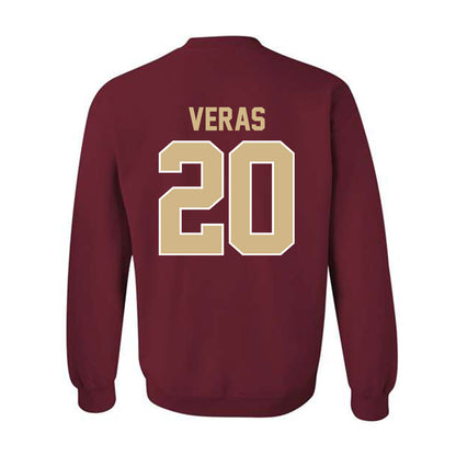 FSU - NCAA Baseball : Genson Veras - Classic Shersey Crewneck Sweatshirt-1