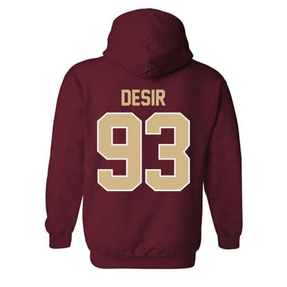 FSU - NCAA Football : Mandrell Desir - Classic Shersey Hooded Sweatshirt-1