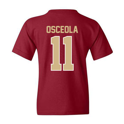 FSU - NCAA Men's Basketball : Xavier Osceola - Classic Shersey Youth T-Shirt-1