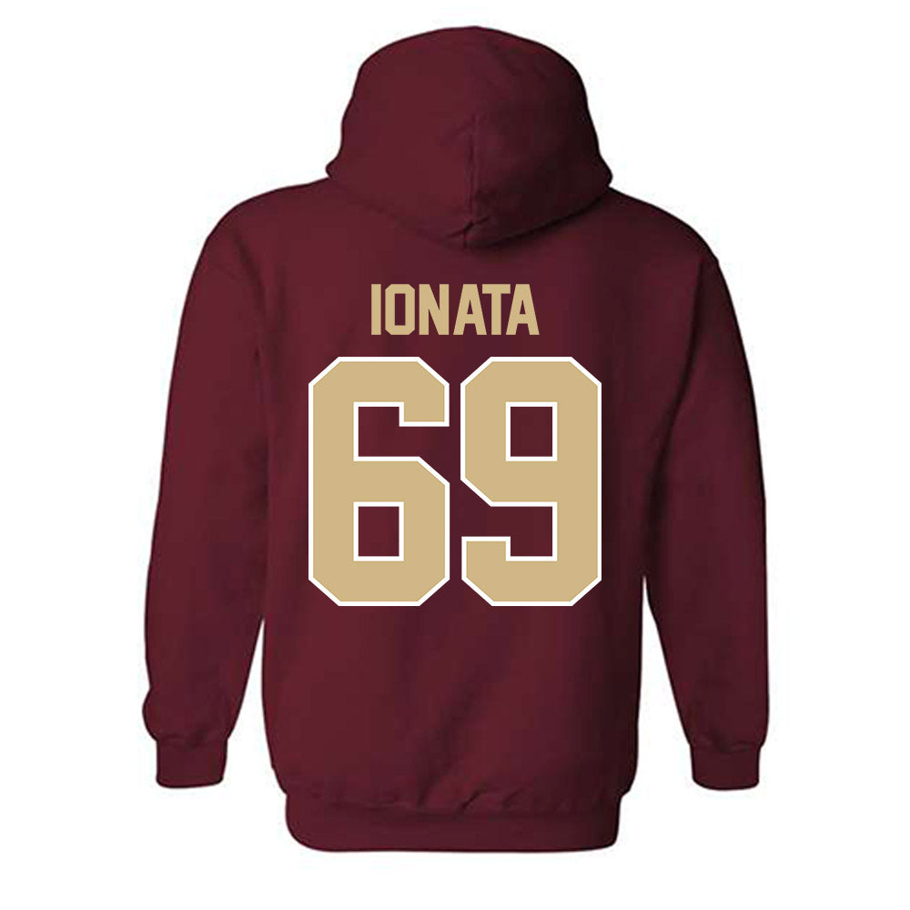 FSU - NCAA Football : Mike Ionata - Classic Shersey Hooded Sweatshirt-1