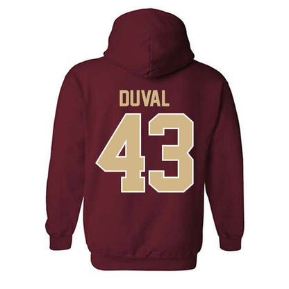 FSU - NCAA Beach Volleyball : Saofe Duval - Classic Shersey Hooded Sweatshirt-1