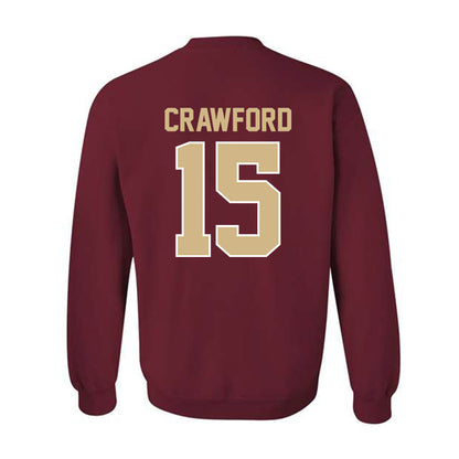 FSU - NCAA Men's Basketball : Jalen Crawford - Classic Shersey Crewneck Sweatshirt-1