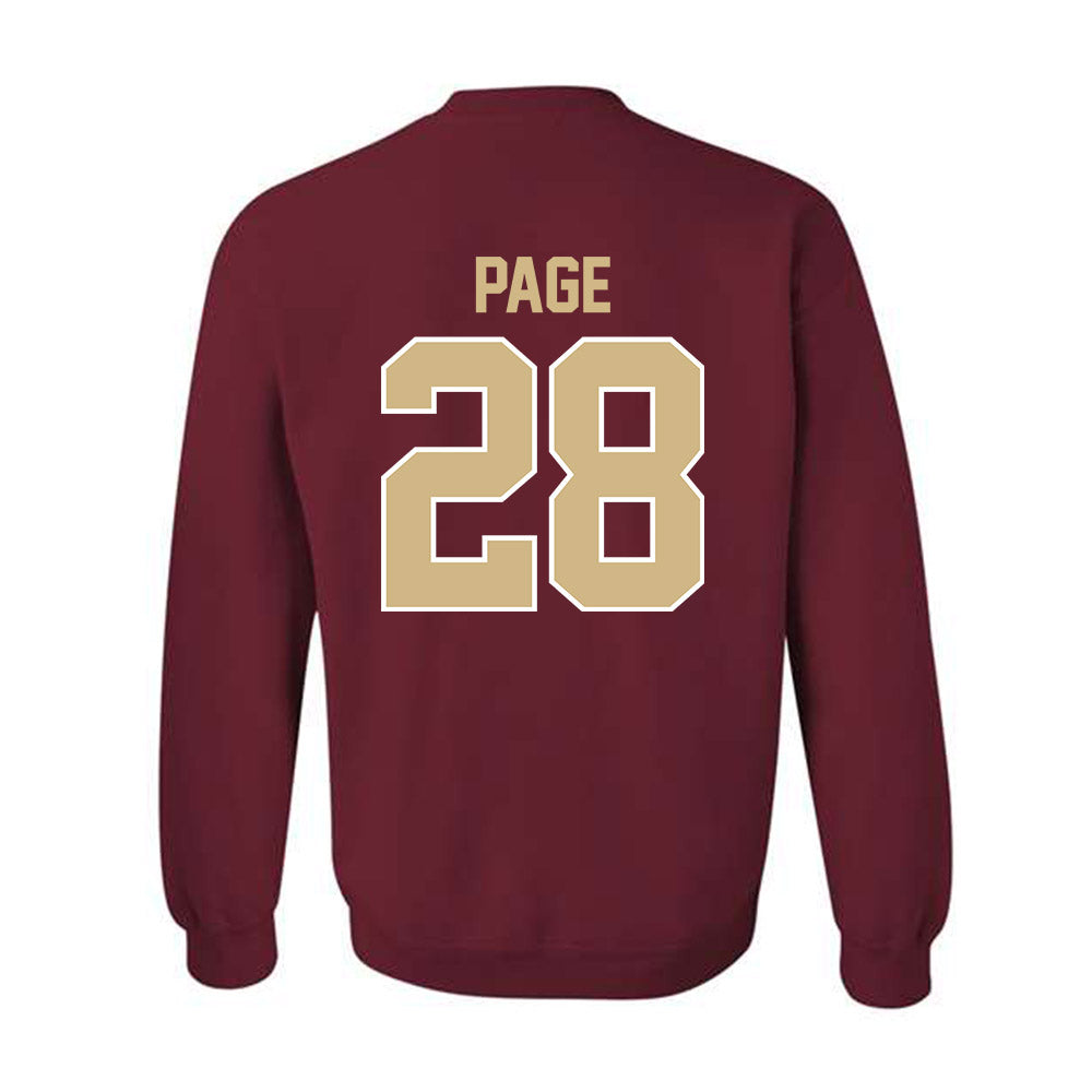 FSU - NCAA Women's Soccer : Olivia Page - Classic Shersey Crewneck Sweatshirt-1