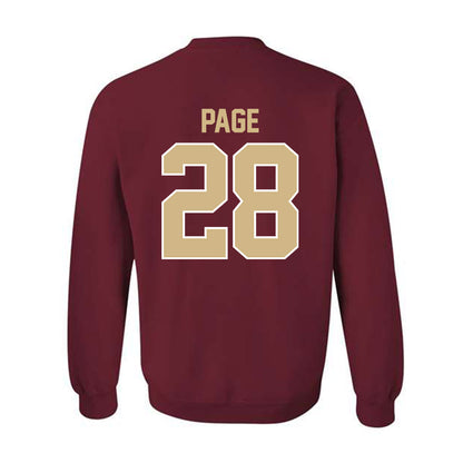 FSU - NCAA Women's Soccer : Olivia Page - Classic Shersey Crewneck Sweatshirt-1
