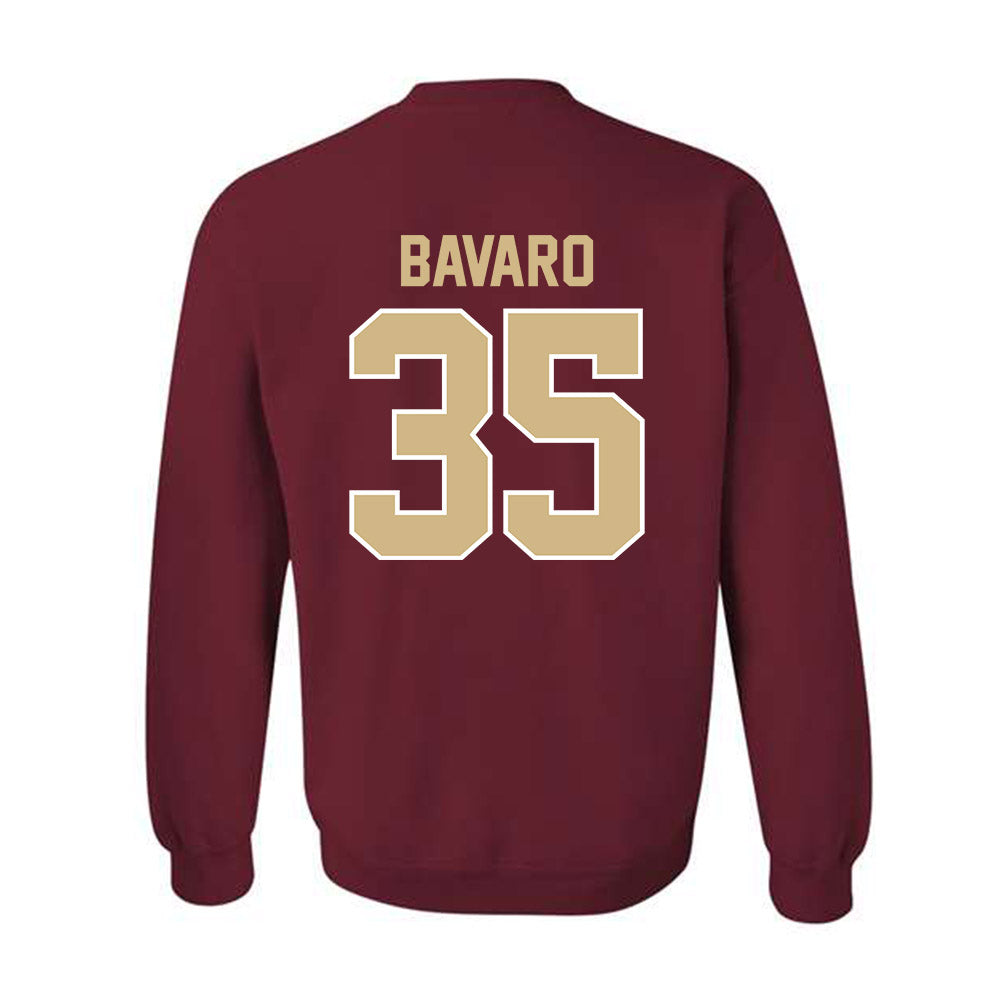 FSU - NCAA Baseball : Will Bavaro - Classic Shersey Crewneck Sweatshirt-1
