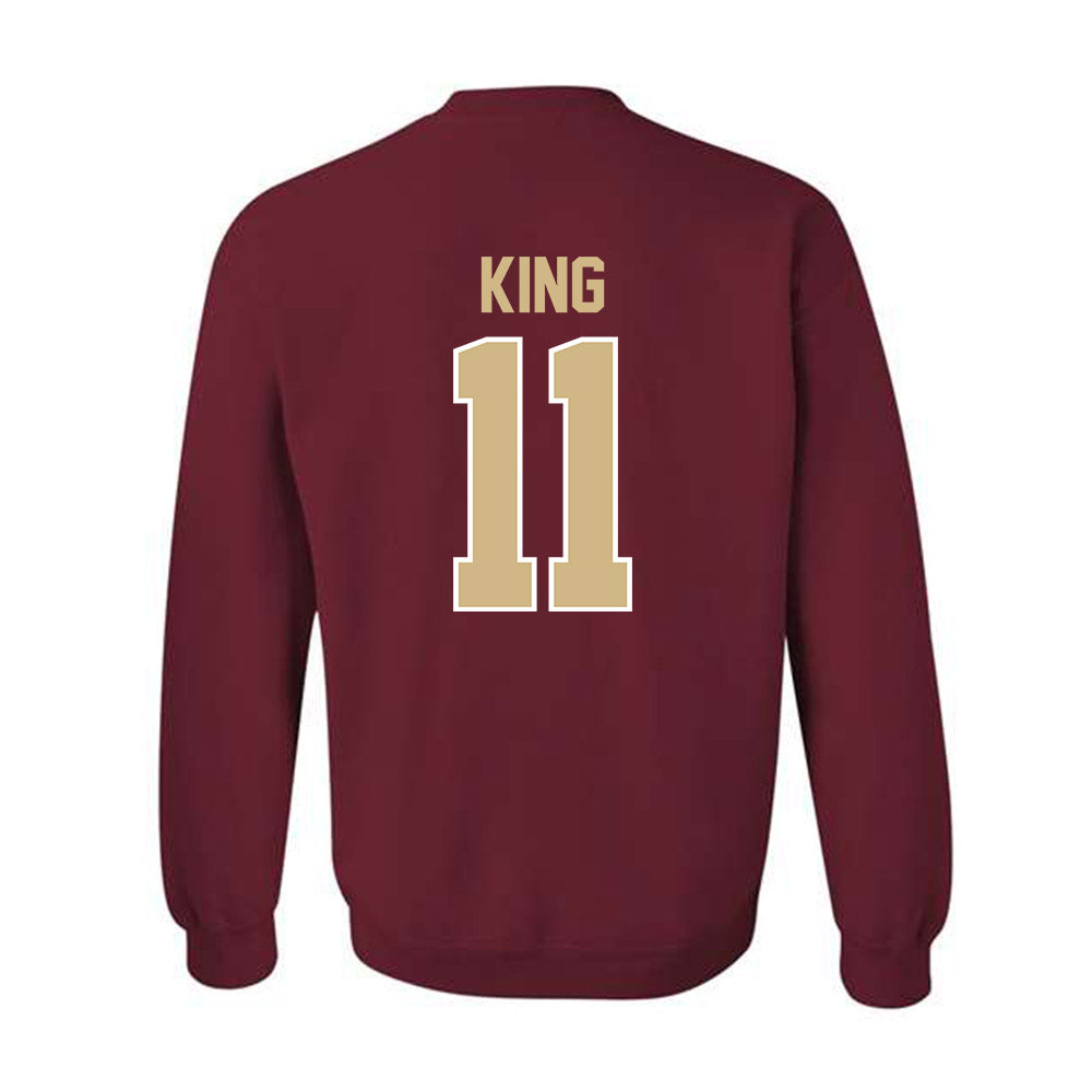 FSU - NCAA Women's Lacrosse : Danica King - Classic Shersey Crewneck Sweatshirt-1