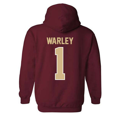 FSU - NCAA Men's Basketball : Jalen Warley - Classic Shersey Hooded Sweatshirt-1