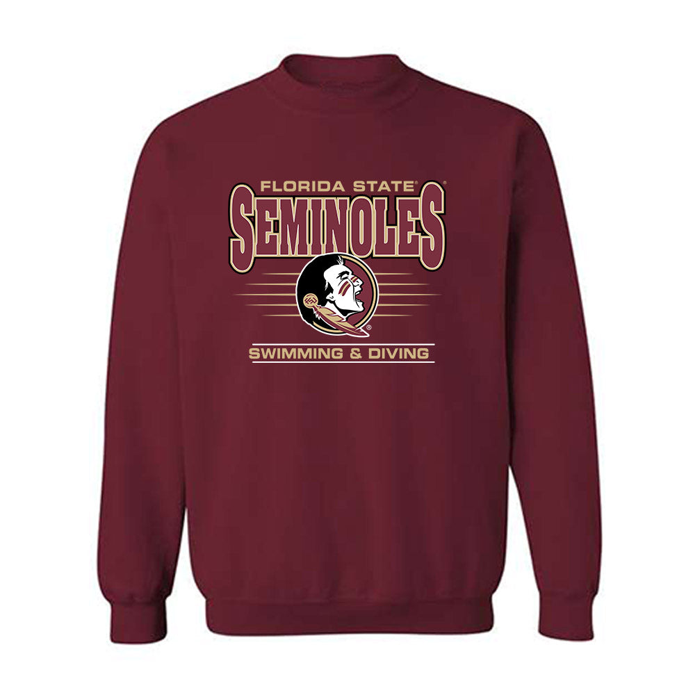 FSU - NCAA Men's Swimming & Diving : Marcus Johnson - Classic Shersey Crewneck Sweatshirt-0