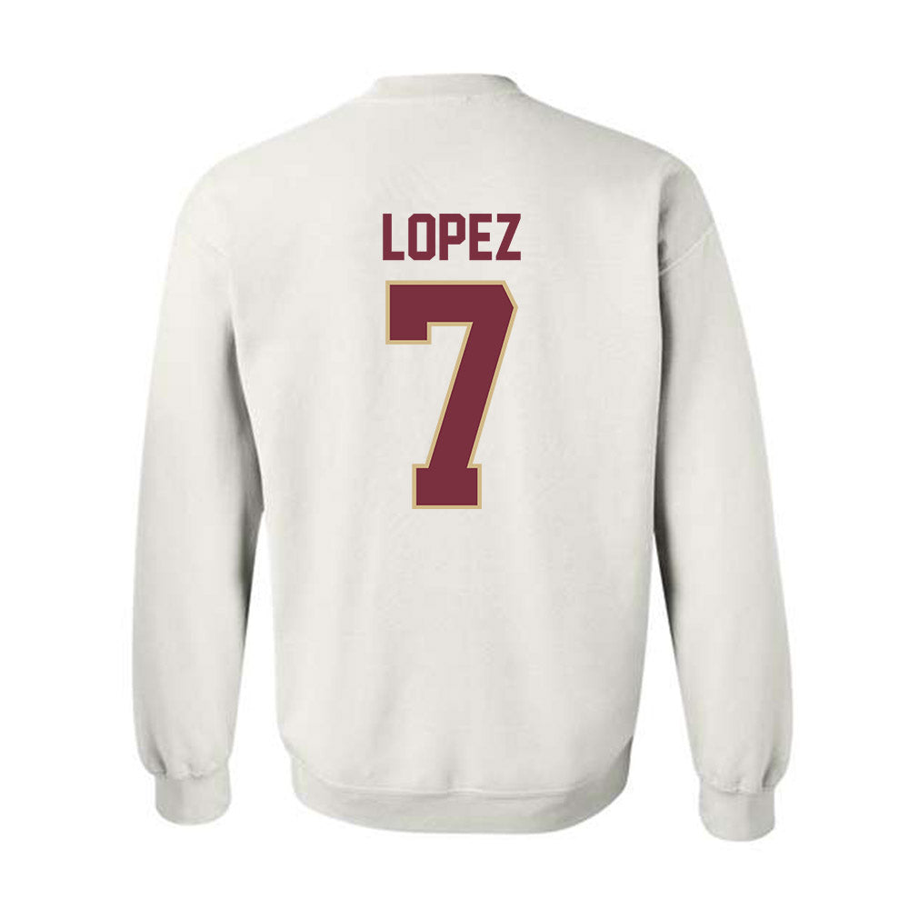 FSU - NCAA Football : Jasen Lopez - Classic Shersey Crewneck Sweatshirt-1