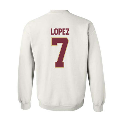 FSU - NCAA Football : Jasen Lopez - Classic Shersey Crewneck Sweatshirt-1