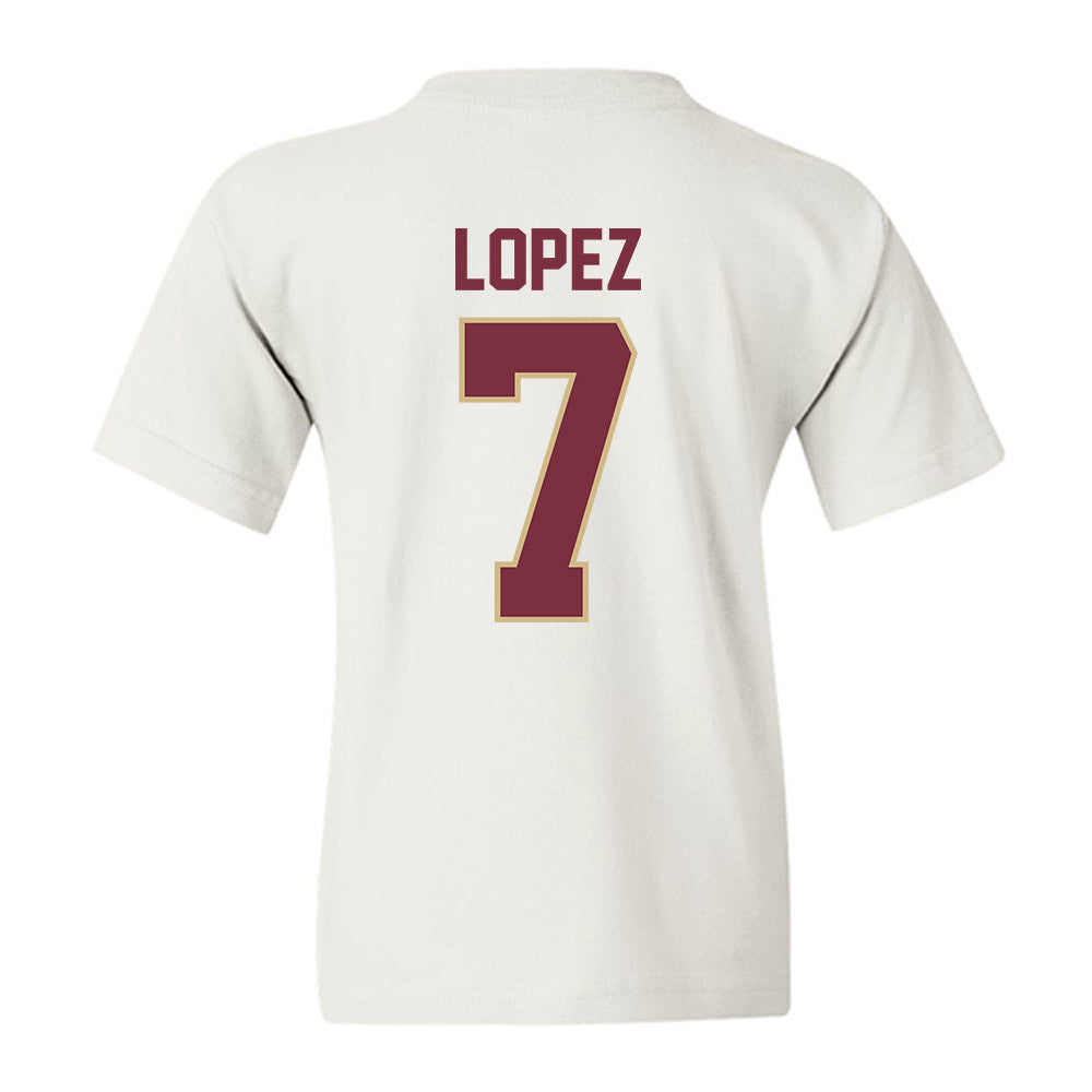 FSU - NCAA Football : Jasen Lopez - Classic Shersey Youth T-Shirt-1