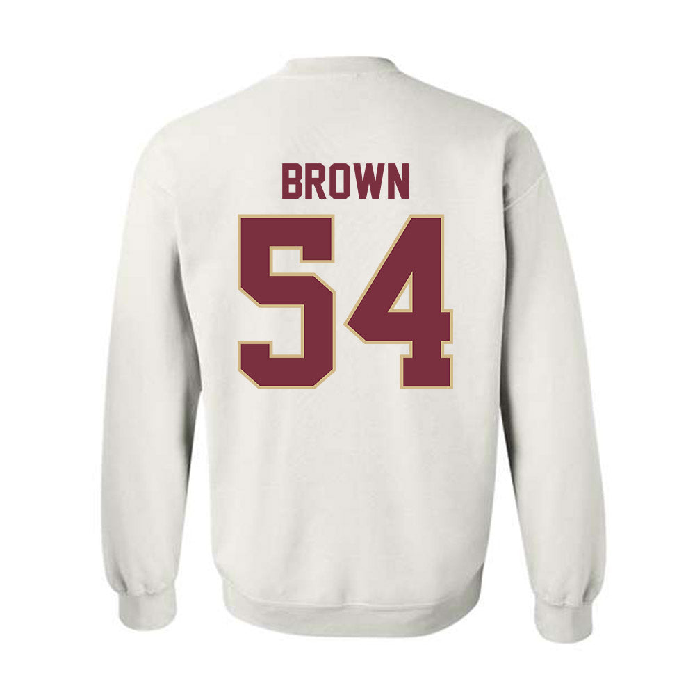 FSU - NCAA Football : Chastan Brown - Classic Shersey Crewneck Sweatshirt-1