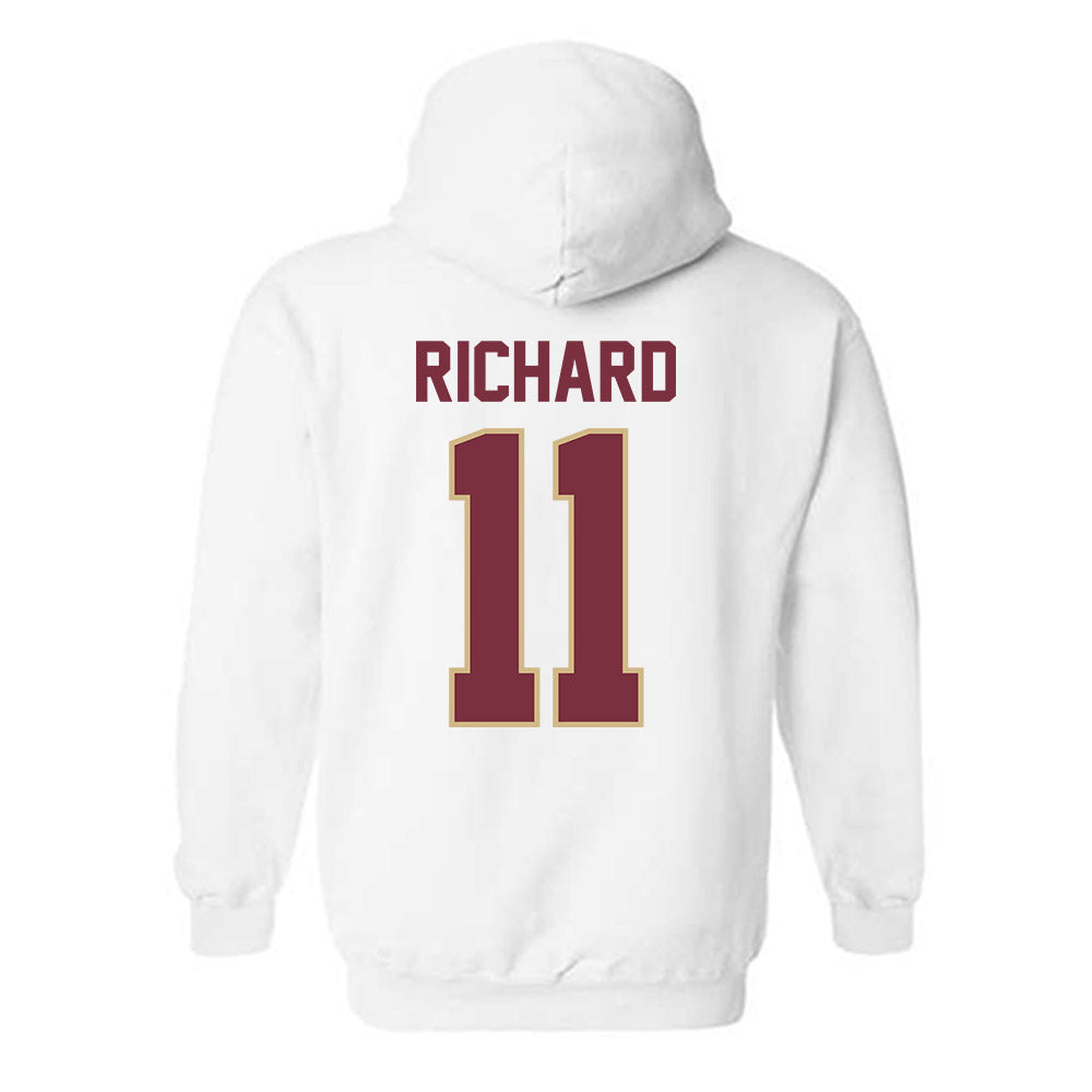 FSU - NCAA Football : Cj Richard - Classic Shersey Hooded Sweatshirt-1
