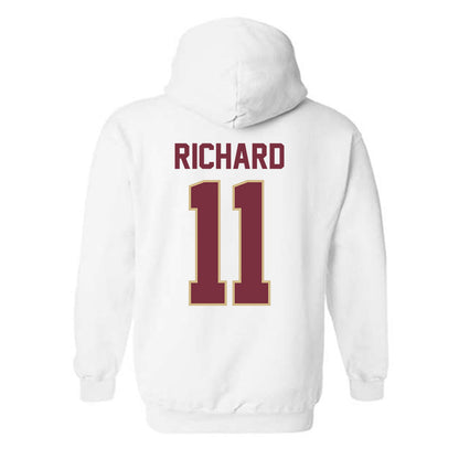FSU - NCAA Football : Cj Richard - Classic Shersey Hooded Sweatshirt-1
